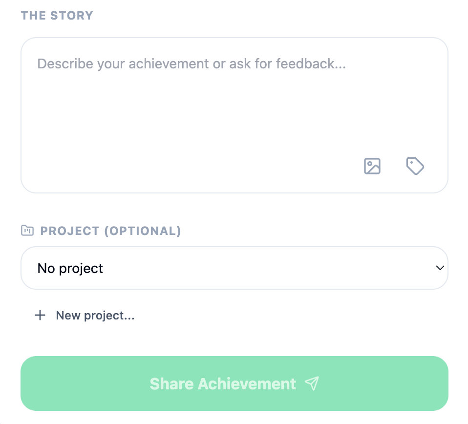 Create achievement editor in AccomplishMint